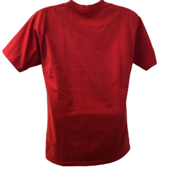 Native Land Bird Graphic T-Shirt Red Men's Unisex Medium Branded Made in USA - Picture 3 of 9